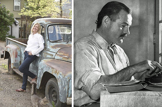 Darla Worden and Ernest Hemingway