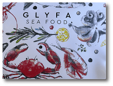 Glyfa on Corfu's logo